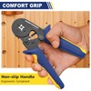 haisstronica Wire Ferrule Crimping Tool, AWG 23-7 Self-adjusting Square Jaw,