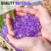 DomeStar purple fake ice cubes purple fake crystals purple vase