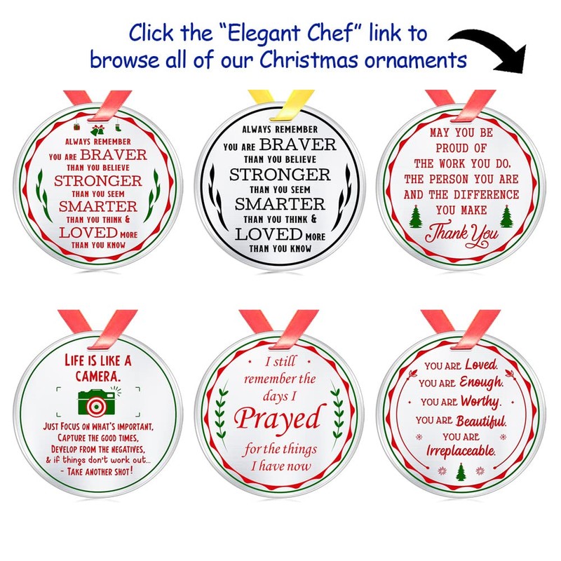 Christmas Ornament for Friends Women Bestie BFF- Friends That Become