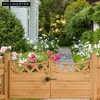HILLMASTER 2 Pack Self Locking Gate Latch for Wooden Fence