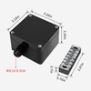 JINDOUZI ABS IP67 Waterproof Dustproof Electrical Junction Box, with 15A