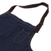 Denim Apron Abrasion Resistant Washable Chef Apron Adjustable Stylish Kitchen