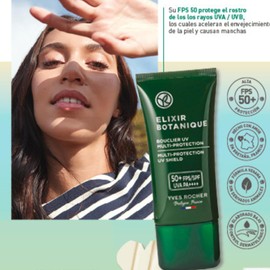 Yves Rocher Crema Facial de Día Anticontaminación Elixir Botanique FPS 50 (30 ml)