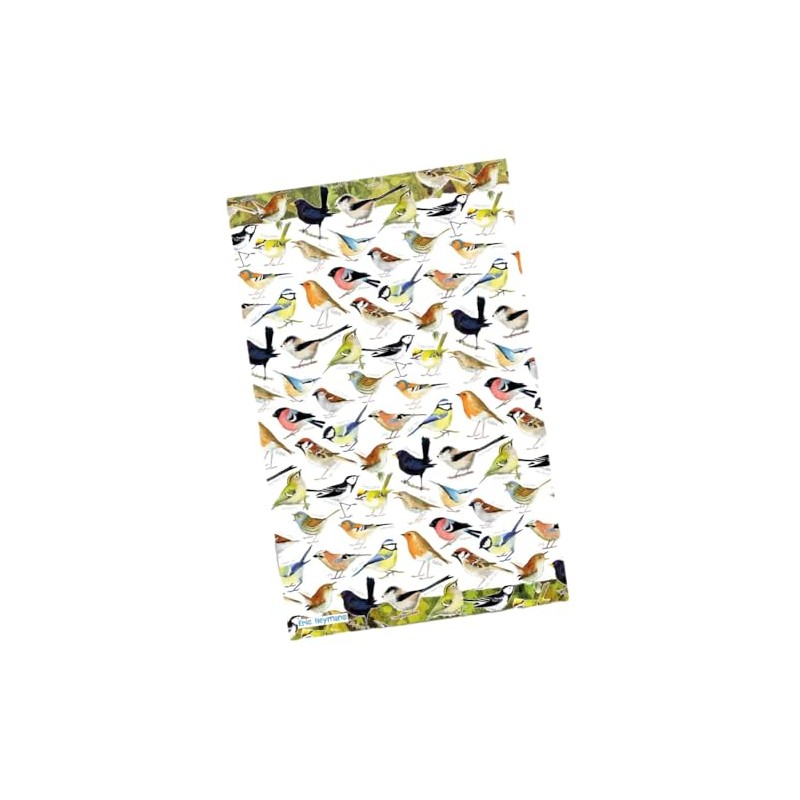 British Garden Birds - 100% Cotton Tea Towel - Emma