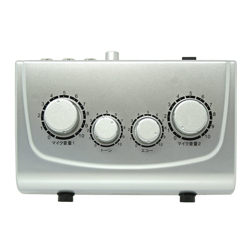 WINTECH CKM-1 Compact Karaoke Mixer, Karaoke Mixing, Echo, Tone Duet