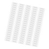 100pcs Clear Non Slip Silicone Clothes Hanger Grips Increased Friction