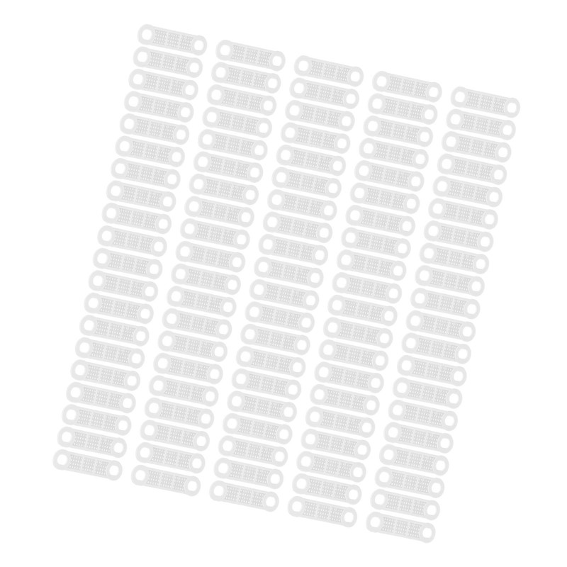100pcs Clear Non Slip Silicone Clothes Hanger Grips Increased Friction