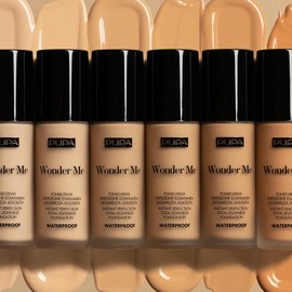 PUPA Milano Wonder Me Foundation Waterproof - 050 Deep Sand, Warm, Dark, 30 ml