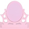 1:12 Scale Dollhouse Toilet Table High Simulation Wooden Miniature Dressing