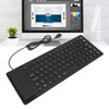 Foldable Silicone Keyboard 85 Keys Foldable Design Silent Wired Waterproof