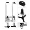 QWORK® Double Head Dispenser Wall Mounted Bottle Holder Aluminum Alloy