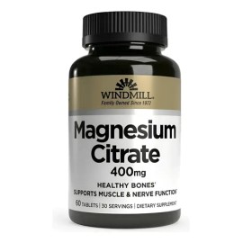 Citrato De Magnesio Windmill 400mg - 60 Tabletas