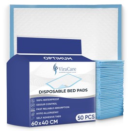 200 x Optimum Disposable Incontinence Bed Pads, 60x40cm, Bed Protectors