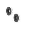 2 Pieces Sink Overflow Ring for Kitchen Bathroom Sink, Round