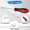 RAFIYU 4 Piece Fly Screen Repair Set, Double Wheel Sealing