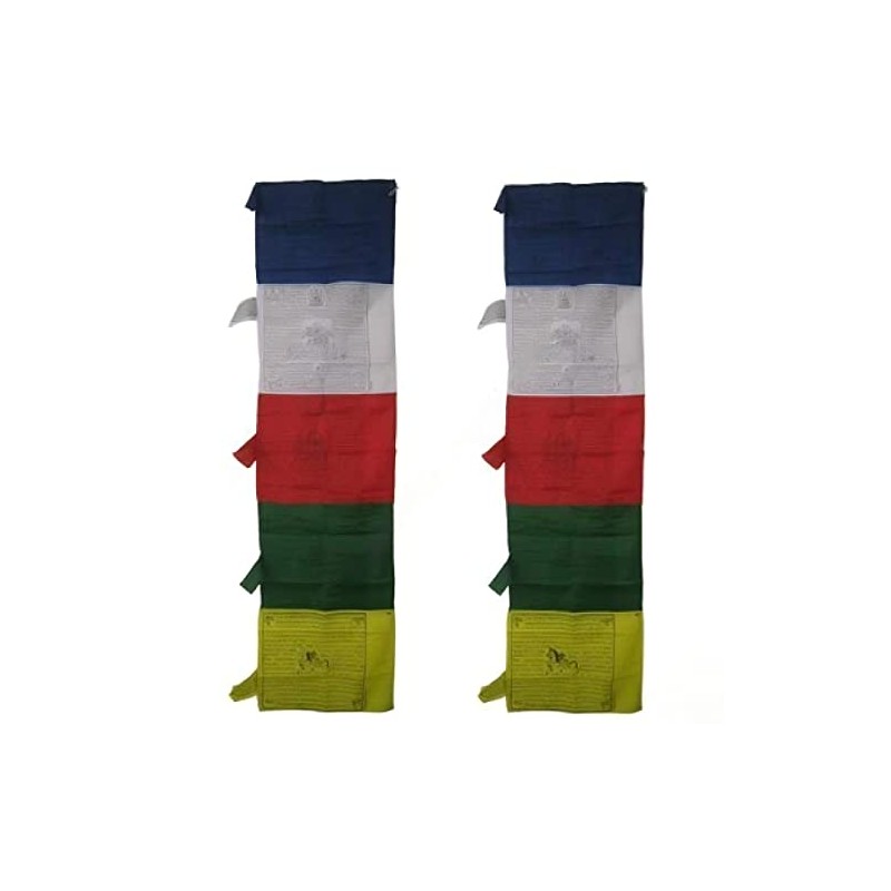 Buddhist Vertical Prayer flag | large cotton Buddhist prayer Flag