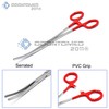 OdontoMed2011 Heavy Duty Red PVC Grip Handle German Grade Stainless