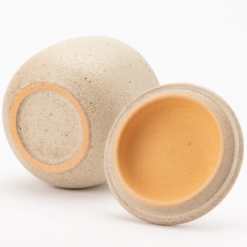 Marui Pottery MR-3-3531 Iga Ware Hephamon, 1.5 Pieces, Birch