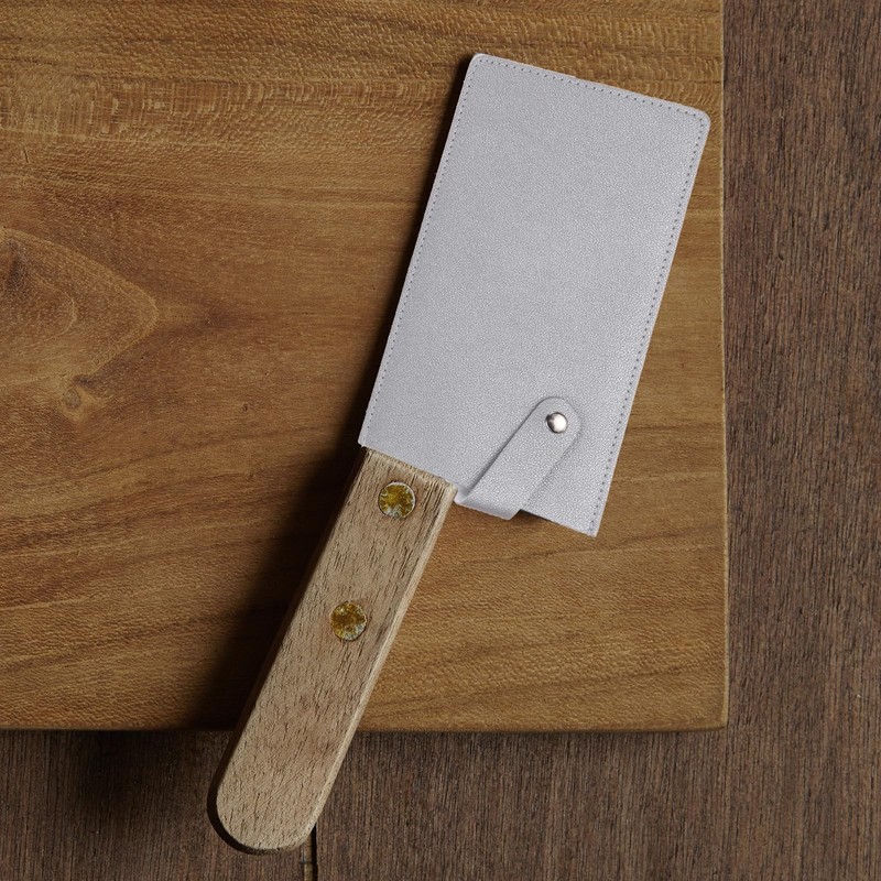 PATIKIL PU Leather Knife Meat Cleaver Sheath, Waterproof Chef Knife