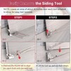 2Pcs Siding Gauge 5/16in Stainless Steel Installation Repair Tool Accurate