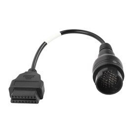 Ymiko Konverter Adapterkabel, 38 Pin auf 16 Pin OBD2 Adapter Stecker Diagnosekabel, Diagnose Scanner Kabel Adapter für Iveco Truck