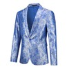 Cloudstyle - Traje de cachemira para hombre, ajuste delgado, con