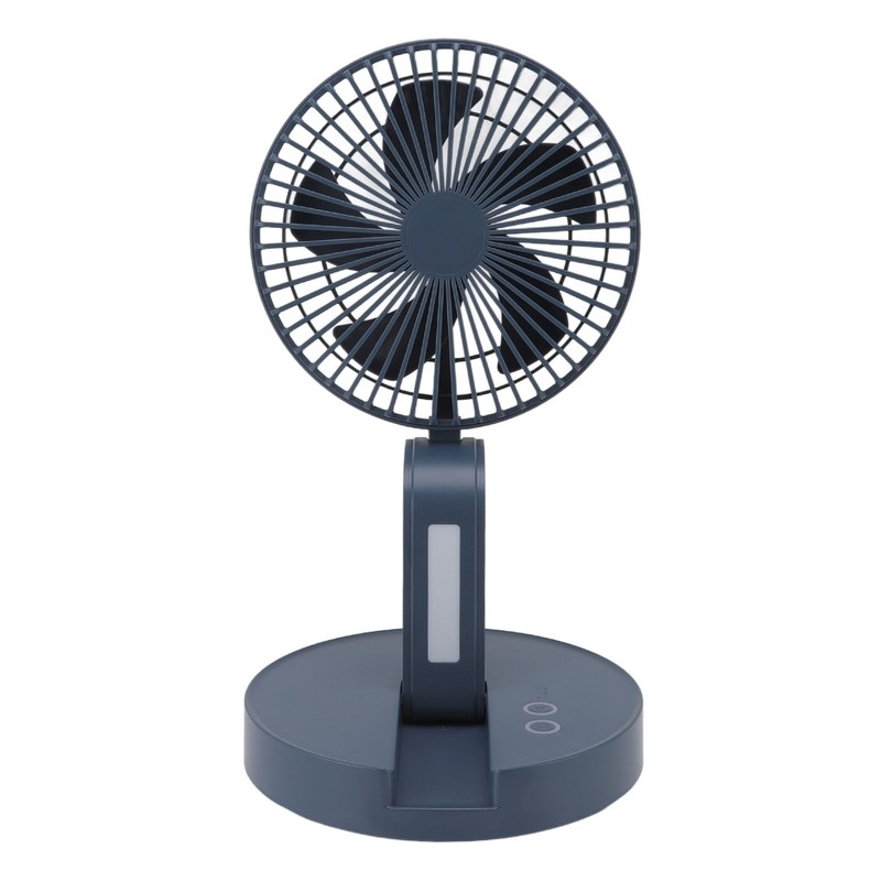 Desktop Folding Fan 3 Speeds USB Rechargeable Punch Free Electric