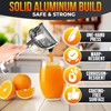 Hand Juicer Squeezer - Aluminum Lemon Squeezer for Effortless Juice