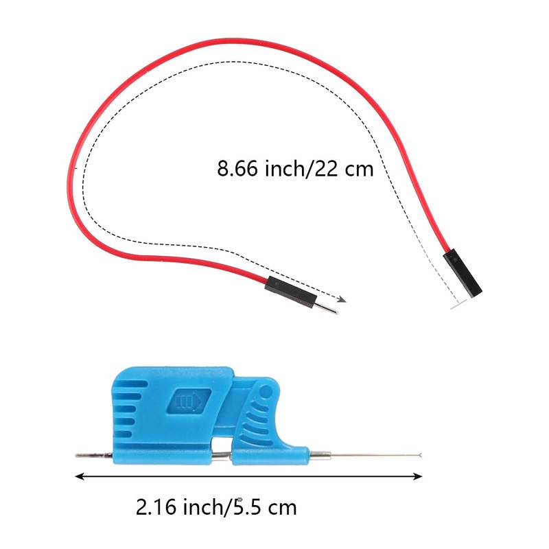 VOANZO 10Pcs Mini Test Hook Probe Spring Clip SDK08 Multimeter