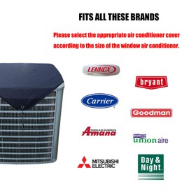 JIANZHENKEJI AC Seal Cover | Universal Air Conditioner Cover | Winter Top Air Conditioner Cover for Outside AC Units and HVAC Seal (28 x 28 inches)