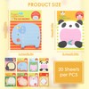 NEUTYPECHIC Pack of 24 Sticky Notes Sticky Notes Funny with