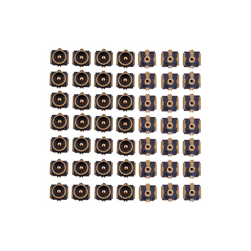 Oiyagai 50Pcs IPEX 4 U.FL SMD SMT Solder for PCB