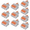AITRIP 10PCS Lever Wire Connectors，Lever Wire Connectors, Quick Wiring Cable