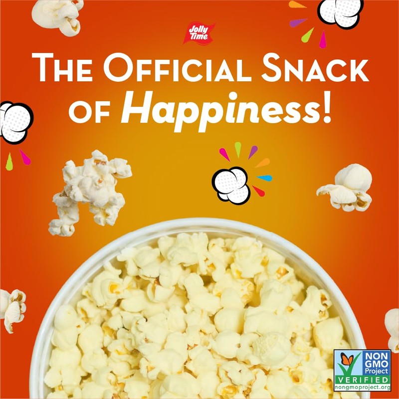 Jolly Time Unpopped Popcorn Kernels, Gourmet Popping Corn for Air