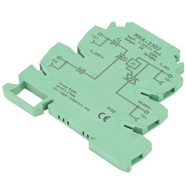 PLC Interface Relay, MRA-23D2 15mA Solid State Module Input 3-32VDC Output 230V ~, Ultra Thin 6.2 mm, 81 x 6.2 x 78 mm