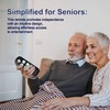 Universal Big Button Backlight TV Learning Remote for Seniors Simple