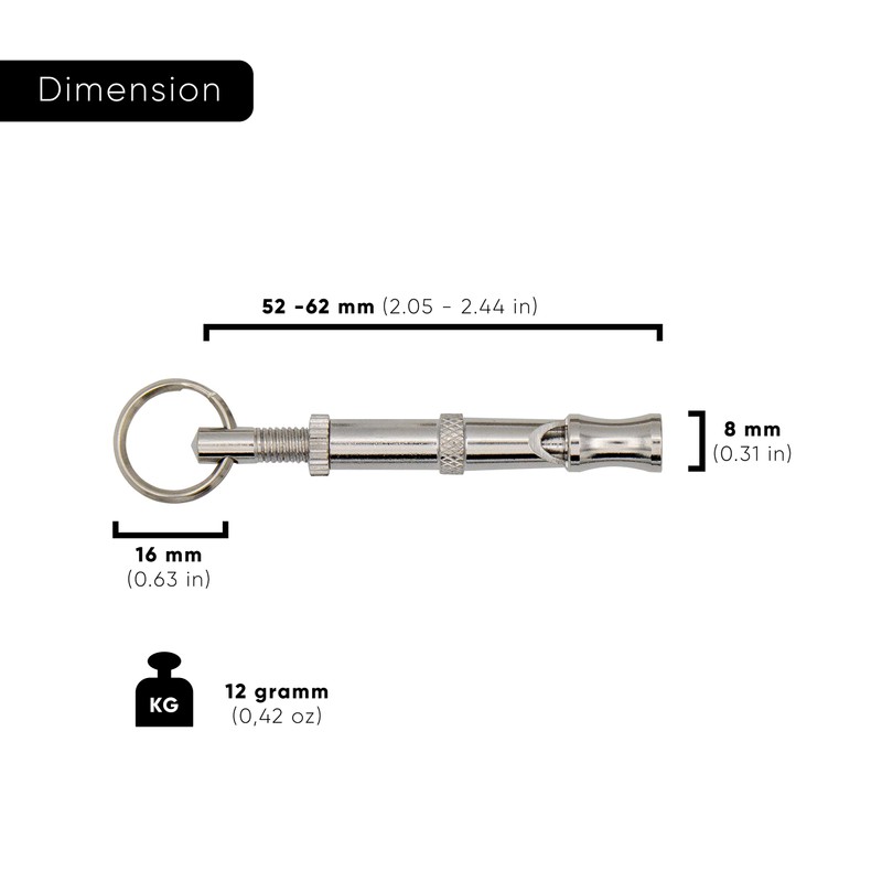Aribari 2 x Professional Dog Whistles for Training and Training