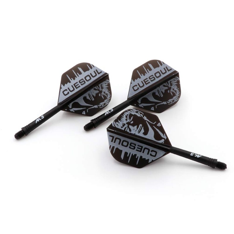 Cuesoul Darts Integrated Darts and Flight Standard Shape Set of
