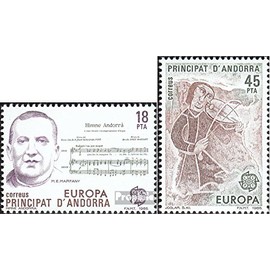 Andorra - Spanish Post 181-182 (complete.issue.) unmounted mint/never hinged ** MNH 1985 Europe (Stamps for collectors) music/dance