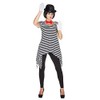 Rubies 13341 Striped Tunic Black / White EU 36 -