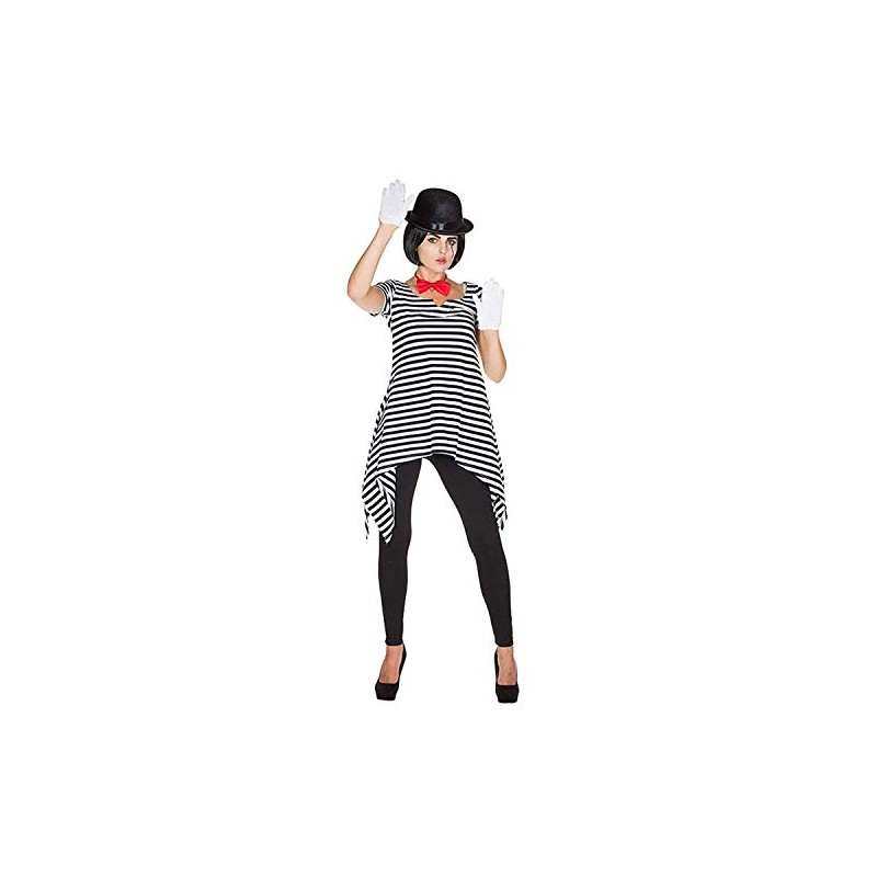 Rubies 13341 Striped Tunic Black / White EU 36 -
