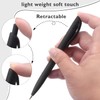Bribobo 8 Pack Ballpoint Pens Retractable No Bleed Black Click