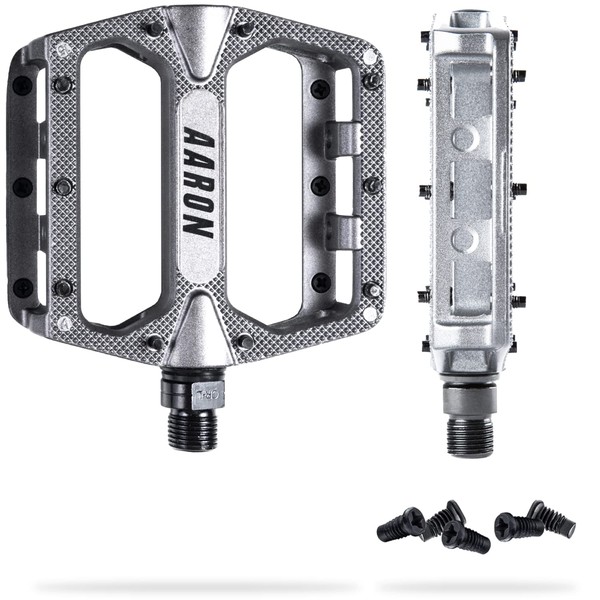 AARON - Rock Aluminium Mountain Bike Pedals with Industrial Ball
