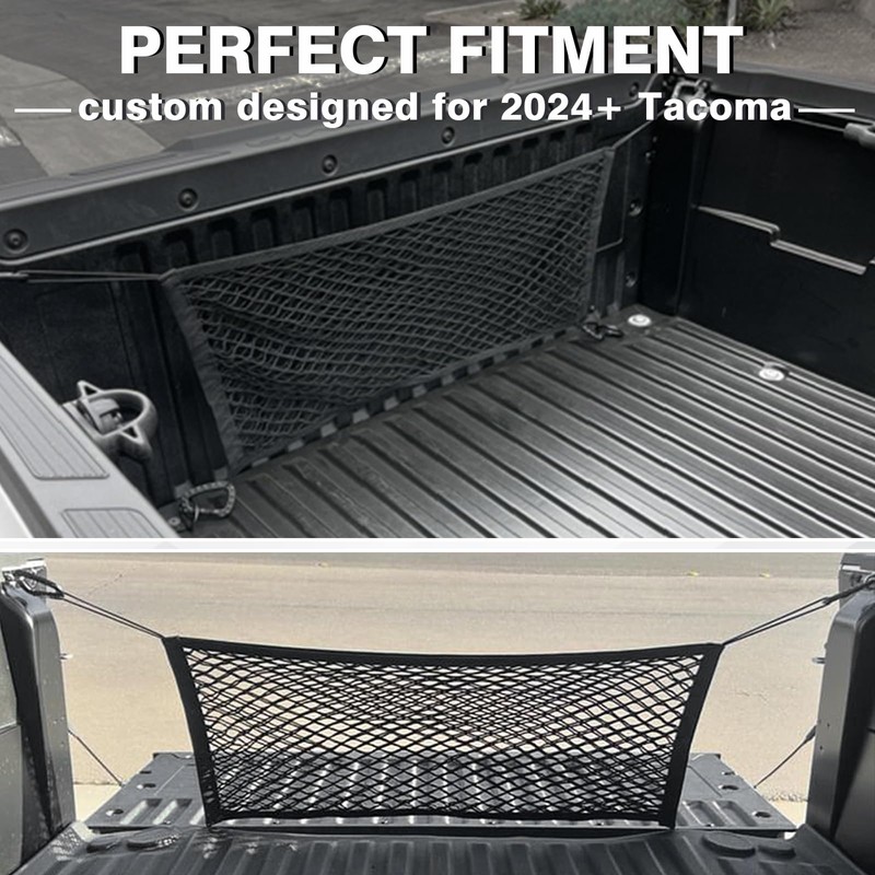 Muslogy Truck Bed Cargo Net Envelope Style Compatible with 2024