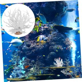 ibasenice Artificial Coral Decorations - Fish Tank Crushed Coral Ornaments Aquarium Coral Decorative Landscape Coral Small Fish Tank Decor Coral Decors DIY Tank Plant Resin Artificial Plant