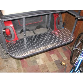 Ezgo RXV Golf Cart Diamond Plate Rear Seat Step Cover