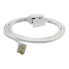 Prime Wire & Cable EC660606 6-Foot 16/2 SPT-2 3-Outlet Cord,
