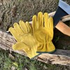 Leather Work Gloves, Women's Gardening Gloves, Men's Work Gloves for