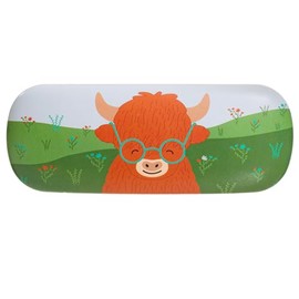 Highland Cow Glasses Case