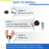 Enhon 8 Pcs Replacement Cleaner Pads Compatible with CarbonKlean Eyeglass